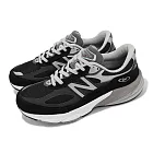 New Balance 休閒鞋 990 V6 男鞋 美製 黑 灰 復古 麂皮 NB M990BK6-D