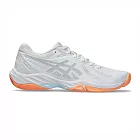 Asics Blade FF [1072A094-102] 女 羽球鞋 室內 運動 支撐 靈活 緩震 包覆 白 橘