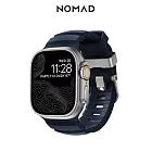 美國NOMAD Apple Watch專用硬悍FKM橡膠錶帶-49/46/45/44/42mm- 大西洋藍