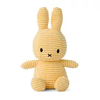 BON TON TOYS Miffy米菲兔ECO燈芯絨填充玩偶-奶油黃 23cm