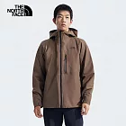 The North Face M DOWN TRICLIMATE JKT - AP 男羽絨內裡三合一外套-NF0A83SL1OI 2XL 棕色