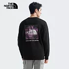 The North Face M BOX MOUNTAIN RLX CREW - AP 男長袖大學T-NF0A8AT9JK3 3XL 黑色