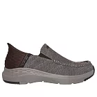 Skechers Parson [205192BRN] 男 休閒鞋 步行 瞬穿舒適科技 舒適 帆布 穩定 穿搭 棕