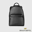 【BRAUN BUFFEL 德國小金牛】台灣總代理 尼姆斯後背包-黑色/BF549-73-BK