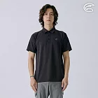 ADISI 男排汗快乾抑菌短袖POLO衫 AL2411077 (M-2XL)｜大和抗菌 防臭 透氣 網洞 速乾 吸濕 排汗衣 M 黑色