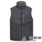 【ATUNAS 歐都納】男款潑水羽絨保暖背心A1VE2203M- 2XL 黑