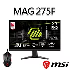 【滑鼠組】msi微星 MAG 275F 27吋 電競螢幕 (27＂/1920x1080/16:9/180Hz)