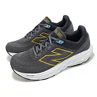 New Balance 慢跑鞋 Fresh Foam X 860 V14 2E 男鞋 寬楦 灰 黃 緩衝 運動鞋 NB M860A14-2E