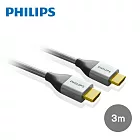 【Philips 飛利浦】HDMI 4K 60Hz 乙太網路傳輸線300cm (SWV3453S/10)