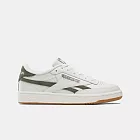 Reebok Club C Revenge [100033098] 男女 休閒鞋 運動 經典 復古 皮革 麂皮 米白 綠