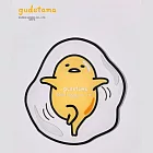 【gudetama 蛋黃哥】週邊正版授權聯名蛋黃哥矽膠防水杯墊(可愛質感裝飾杯子杯墊聖誕交換生日禮物)