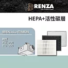 適用Alaska 阿拉斯加 VTF-200 VTF-350 VTF200 VTF350 淨化風機 HEPA+活性碳 濾網 濾芯 濾心