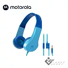 Motorola Moto JR200 耳罩式兒童耳機 藍色