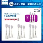 【Philips飛利浦】輕柔系列專用-專業按摩刷頭_清潔小刷頭(HX2013/02) 買三盒+送一盒(共4盒)