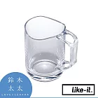 【LIKE-IT】可瀝水波浪漱口杯 共2色- 透明 | 鈴木太太公司貨