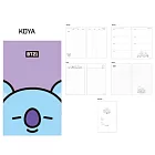 BT21 LINE FRIENDS 行事曆 記事本 文具 夾子 吸鐵夾 偶像小卡 小卡收集冊 手帳 KOYA手帳