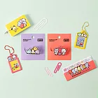 BT21 LINE FRIENDS 行事曆 記事本 文具 夾子 吸鐵夾 偶像小卡 小卡收集冊 手帳 磁吸夾2入