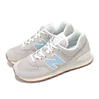 New Balance 休閒鞋 574 女鞋 月岩灰 鉻藍 麂皮 網布 經典 NB WL574GQ2-B