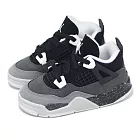 Nike 休閒鞋 Jordan 4 Retro TD 小童 黑白 恐懼 Fear 小朋友 嬰兒鞋 AJ4 FV4538-002