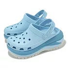 Crocs 洞洞鞋 Mega Crush Matte Clog 男女鞋 藍 經典光輪花呢克駱格 厚底 卡駱馳 2107494NS