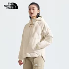 The North Face W GRAUS DOWN PACKABLE JCT - AP 女防潑水 羽絨連帽外套-NF0A83SO55W 2XL 白色