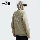 The North Face M ELBIO UPF WIND JACKET - AP 男防風防曬 連帽外套-NF0A87V61I4 2XL 棕色