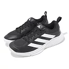 adidas 慢跑鞋 Court Team 2.0 M 男鞋 黑 白 透氣 緩衝 運動鞋 愛迪達 HR0609