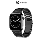 VOYAGE Apple Watch 不鏽鋼錶帶-44/45/46/49mm- 黑色