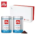 【illy】意利尊榮咖啡禮盒(低因咖啡粉250g二罐組)