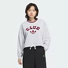 ADIDAS VRCT CREW W2 女圓領套頭衫-JD6376 L 灰色