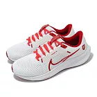 Nike 慢跑鞋 Zoom Pegasus 40 BTC 男鞋 白 紅 小飛馬 田徑俱樂部 運動鞋 FJ2844-100