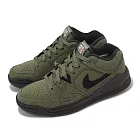 Nike 休閒鞋 Jordan Stadium 90 GS 大童 女鞋 軍綠 黑 喬丹 低筒 復古 HF6014-201