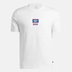 Reebok Ri Badge Tee [100205444] 男 T恤 運動上衣 休閒短袖 白