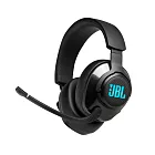 【JBL】 Quantum 400 RGB環繞音效USB有線電競耳機 黑色