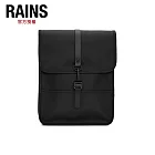 Rains Backpack Micro W3 經典防水迷你雙肩背長型背包(13010) Black