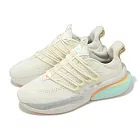 adidas 慢跑鞋 Alphaboost V1 男鞋 米白 綠 緩震 運動鞋 愛迪達 IE7269