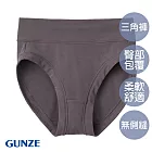 【日本GUNZE】無側縫絲綢混紡小褲 M 灰色