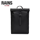 Rains Rolltop Rucksack Mini W3 經典防水迷你捲蓋後背包(13330) Black