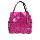 ISSEY MIYAKE BAO BAO CARAT 4X4 亮面手提小方盒 (桃粉色)