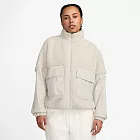 NIKE AS W NSW ESSNTL COZY JKT 女刷毛外套-白-FV8017104 L 白色