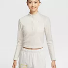 NIKE AS W NSW PHNX PLSH HZ LS TOP 女 長袖上衣-FV8029104 L 白色