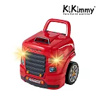 【kikimmy】2IN1移動式拆裝模型工作車-甜心粉 火熱紅