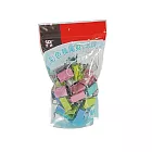 【SDI 手牌】32mm 彩色 長尾夾 OPP袋 量販包 36支入 / 袋 0244VP