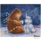 RTO 十字繡材料包 - 棕熊．雪之心