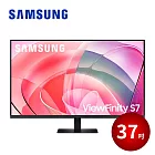 Samsung 37吋 ViewFinity S7 UHD 高解析度平面顯示器 S37D702EAC  黑色
