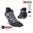 injinji Ultra Run終極系列羊毛五趾隱形襪 S 石板灰