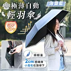 JOJOGO 極薄自動輕羽傘 遮陽傘 晴雨傘 遮陽傘 輕量傘 海鹽藍