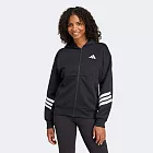 ADIDAS W FI 3S FZ HD 女連帽外套-JE0171 L 黑色