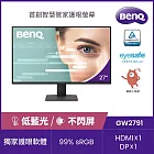 BenQ GW2791 27型FHD護眼螢幕(IPS/HDMI/DP)