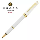 CROSS 貝禮輕盈系列 鋼筆 金夾 亮黑/亮白/酒紅/亮綠/琥珀 AT0746 亮白